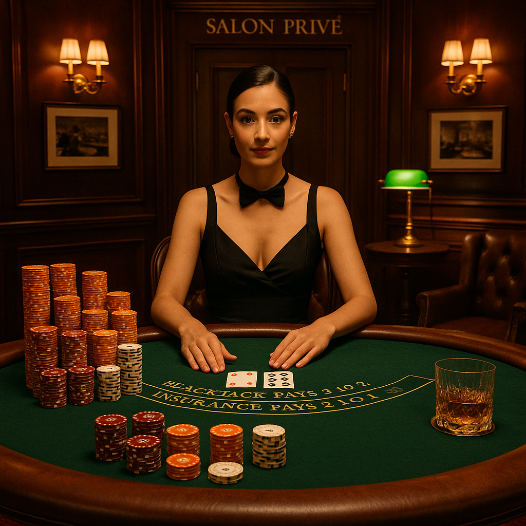 SkyHills Casino - Live Blackjack - Casino en Direct avec Croupiers