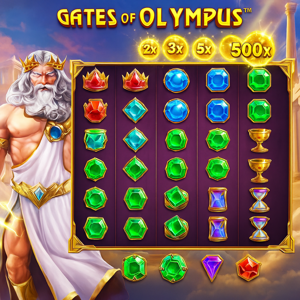 SkyHills Casino - Gates of Olympus Slot Game - Machines à Sous Mythologiques