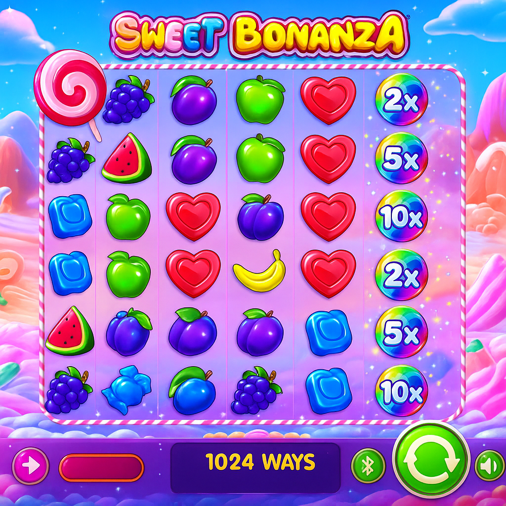 SkyHills - Sweet Bonanza Slot Game - Pragmatic Play